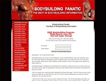 Tablet Screenshot of bodybuildingfanatic.com
